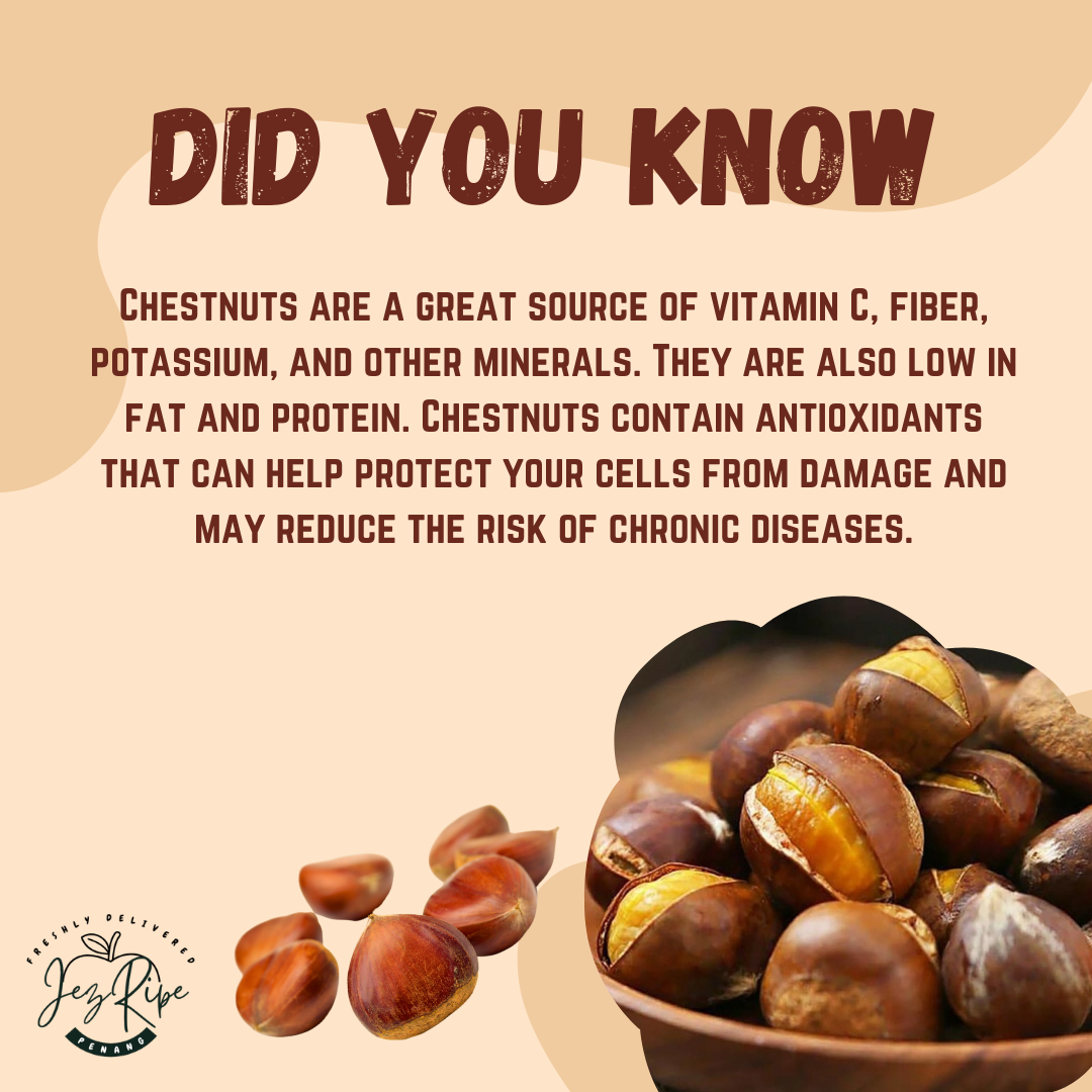 Roasted Ringent Chestnut 225gm
